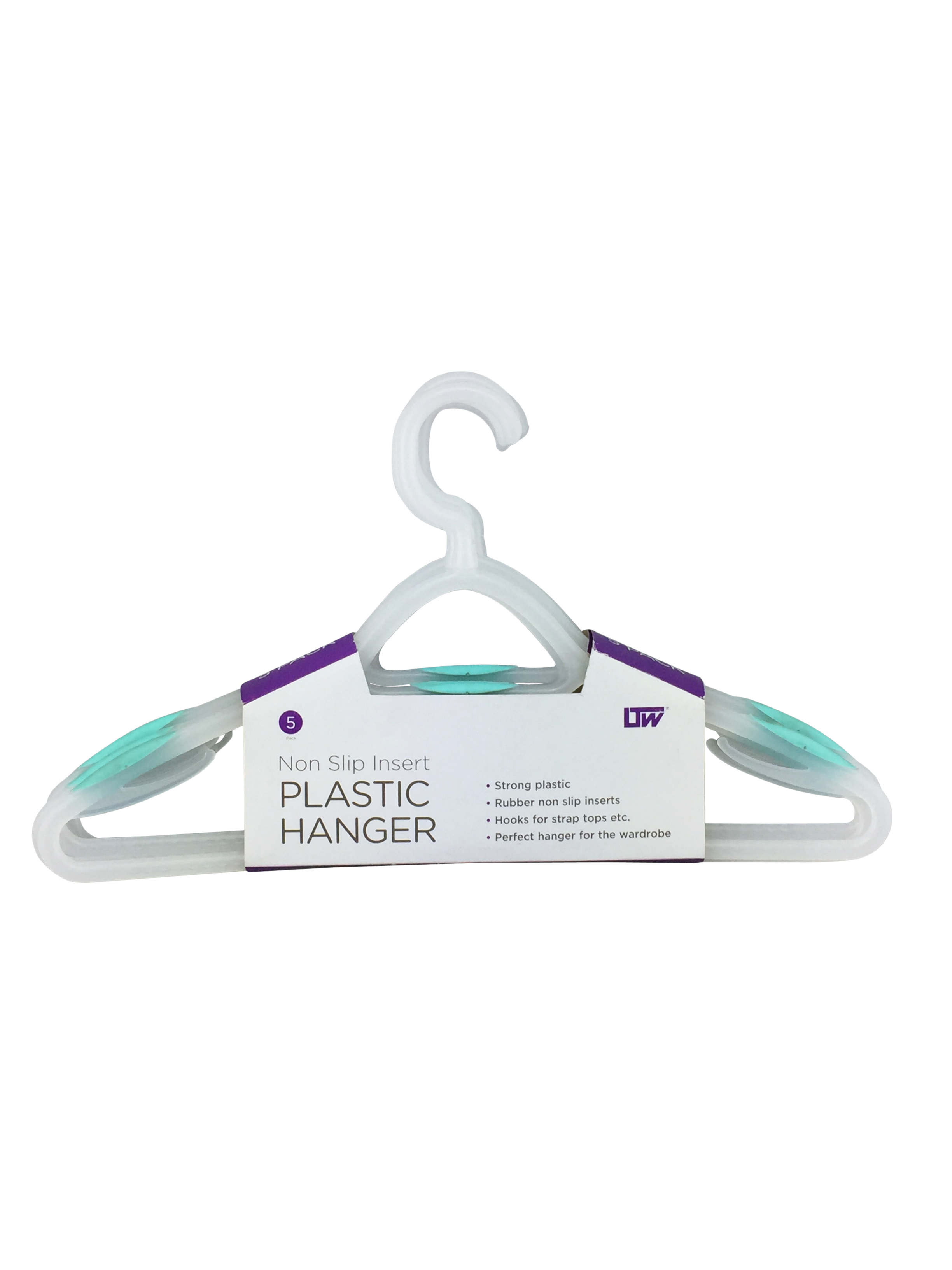 L.T. Williams Plastic Coated Hangers 5 Pack